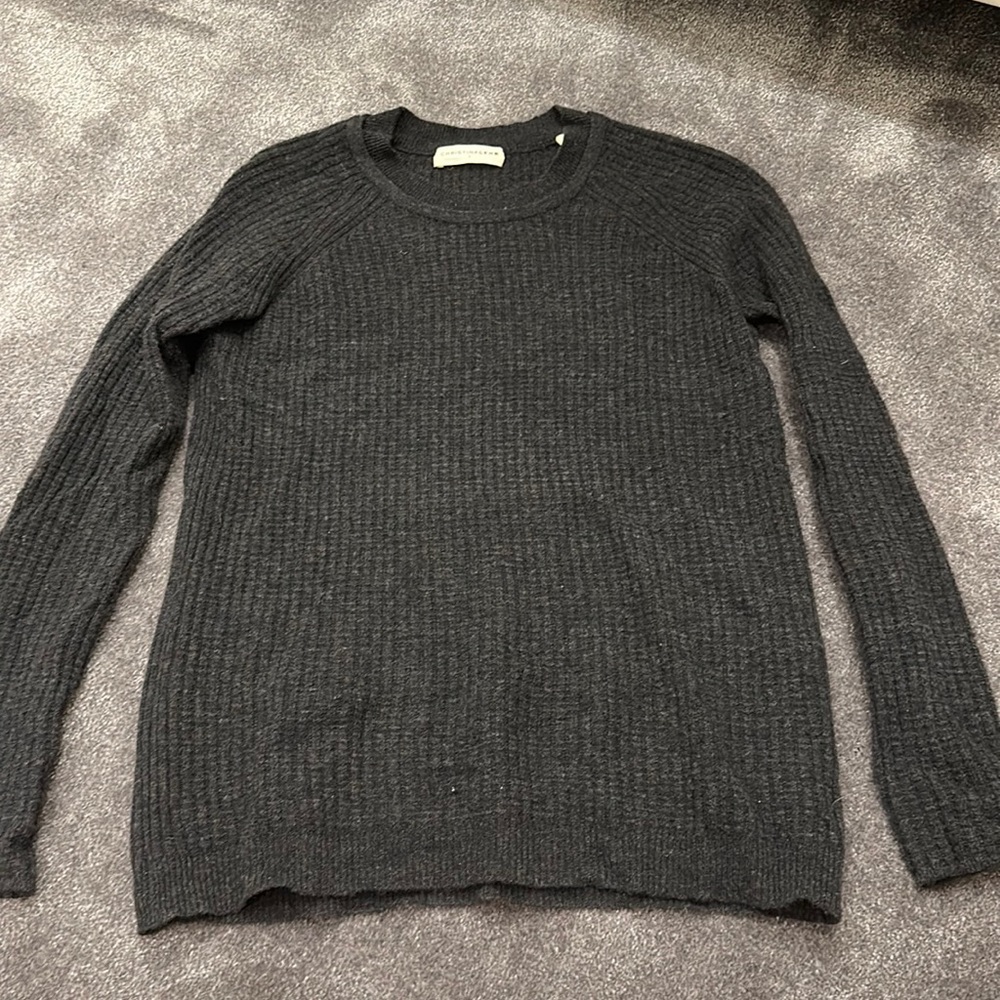 Christina lehr dark gray sweater - Picture 1 of 3